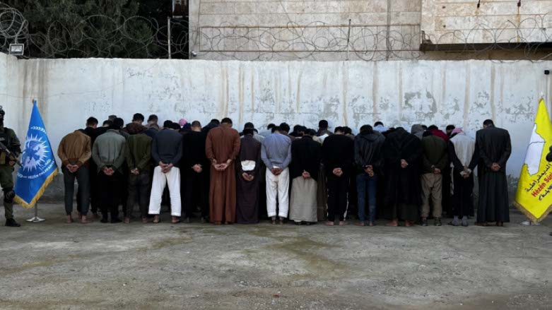 52 ISIS suspects were arrested by SDF (Photo: SDF Press)